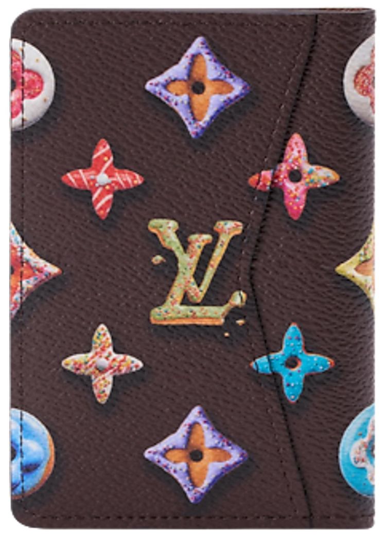 Louis Vuitton Pocket Organizer Chocolate Monogram Donuts Canvas