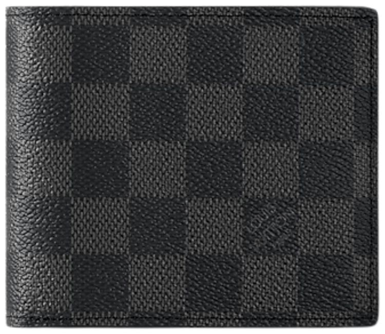 Louis Vuitton Amerigo Wallet Black Damier Graphite Canvas