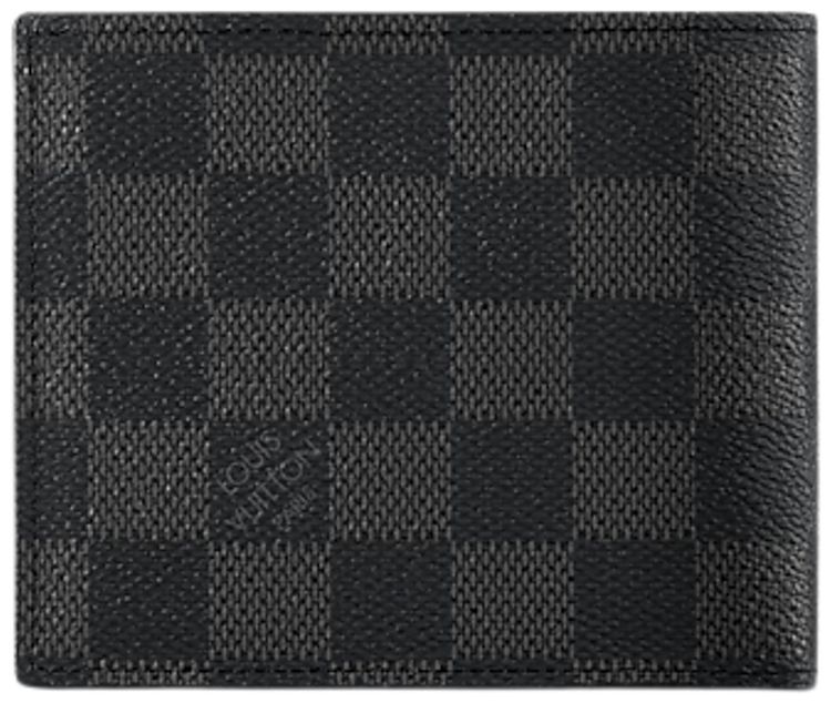 Louis Vuitton Amerigo Wallet Black Damier Graphite Canvas