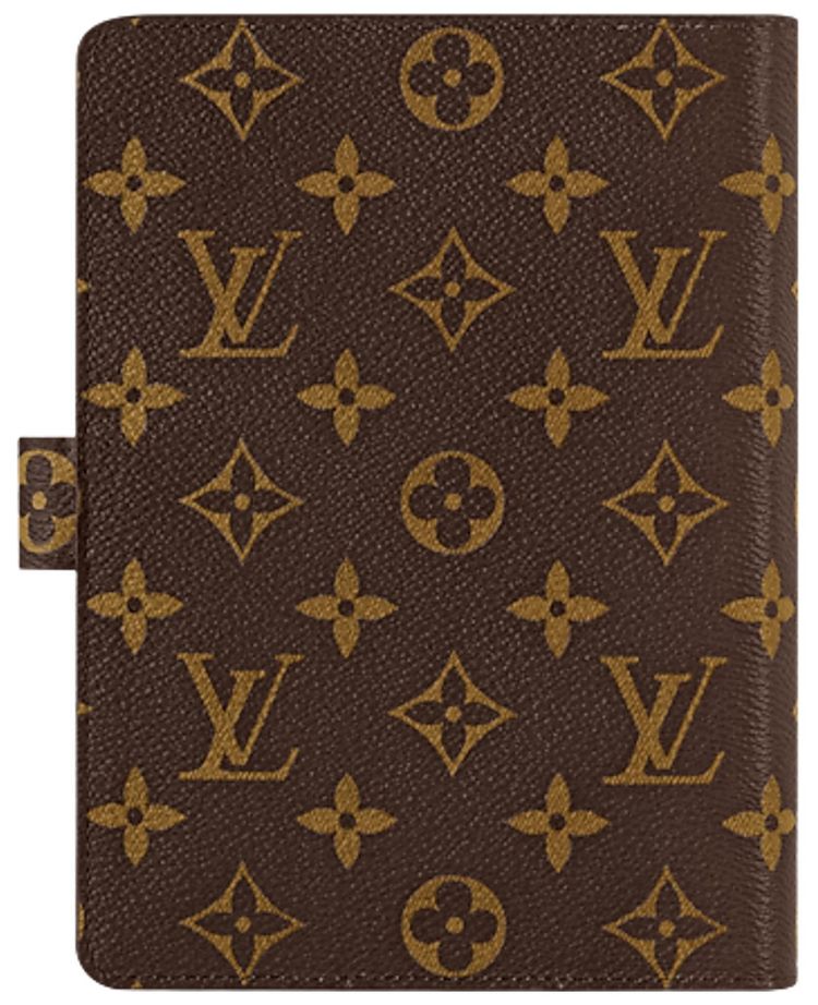 Louis Vuitton Medium Ring Agenda Cover Brown Monogram Canvas