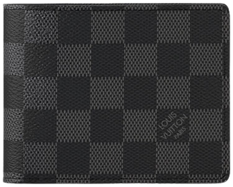 Louis Vuitton Multiple Wallet Black Damier Graphite Canvas