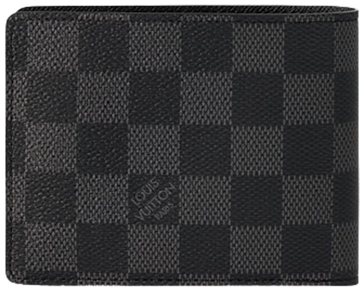 Louis Vuitton Multiple Wallet Black Damier Graphite Canvas