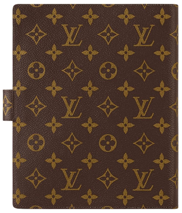 Louis Vuitton Large Ring Agenda Cover Brown Monogram Canvas
