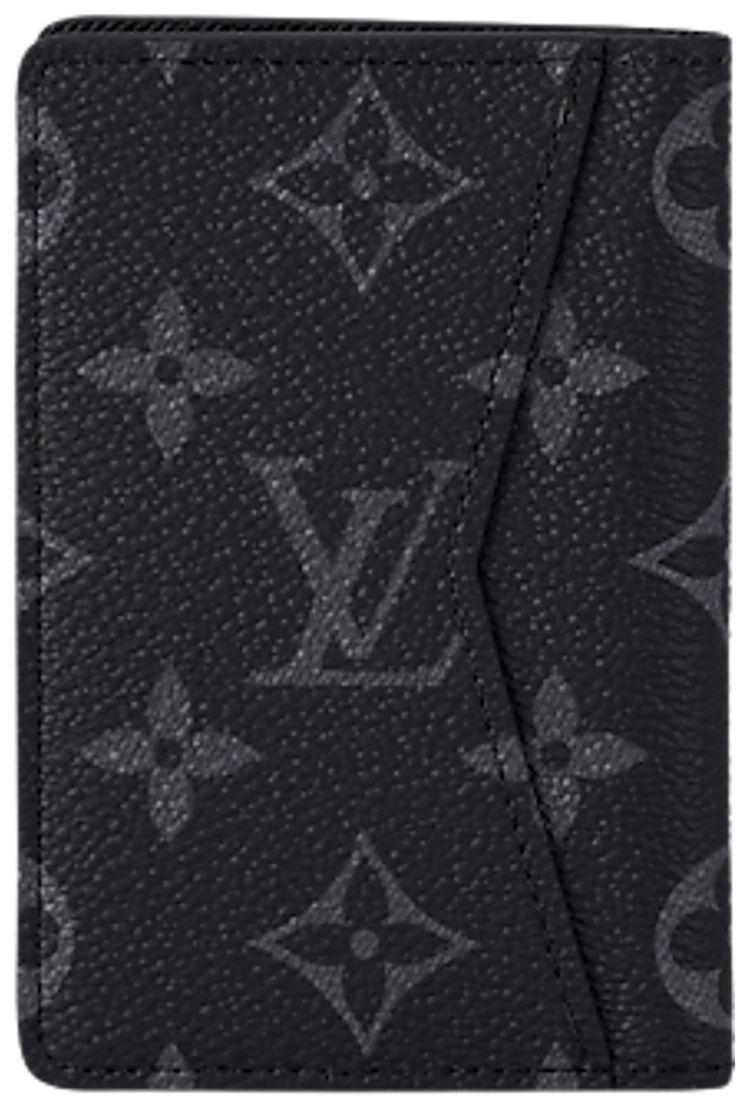 Louis Vuitton Pocket Organizer Black Monogram Eclipse Canvas