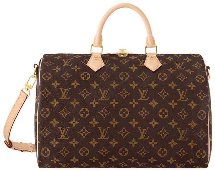 Louis Vuitton Speedy BandoulieRe 35 Brown Monogram Canvas