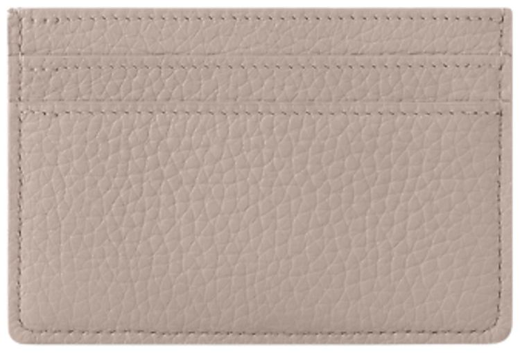 Louis Vuitton Capucines Card Holder Galet Beige Taurillon Leather