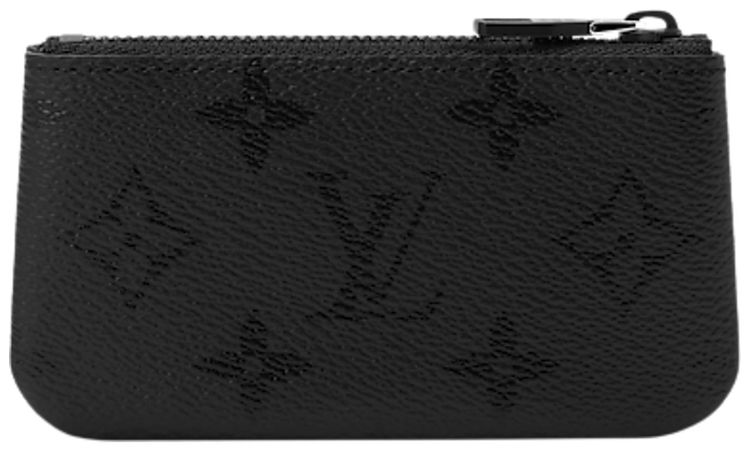 Louis Vuitton Key Pouch Black Monogram Midnight Canvas