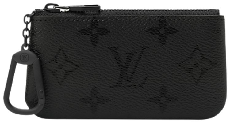 Louis Vuitton Key Pouch Black Monogram Midnight Canvas