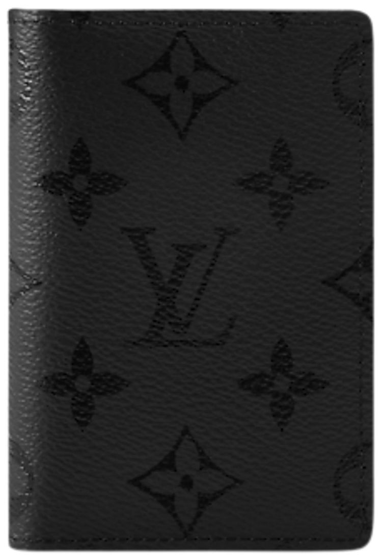Louis Vuitton Pocket Organizer Black Monogram Midnight Canvas