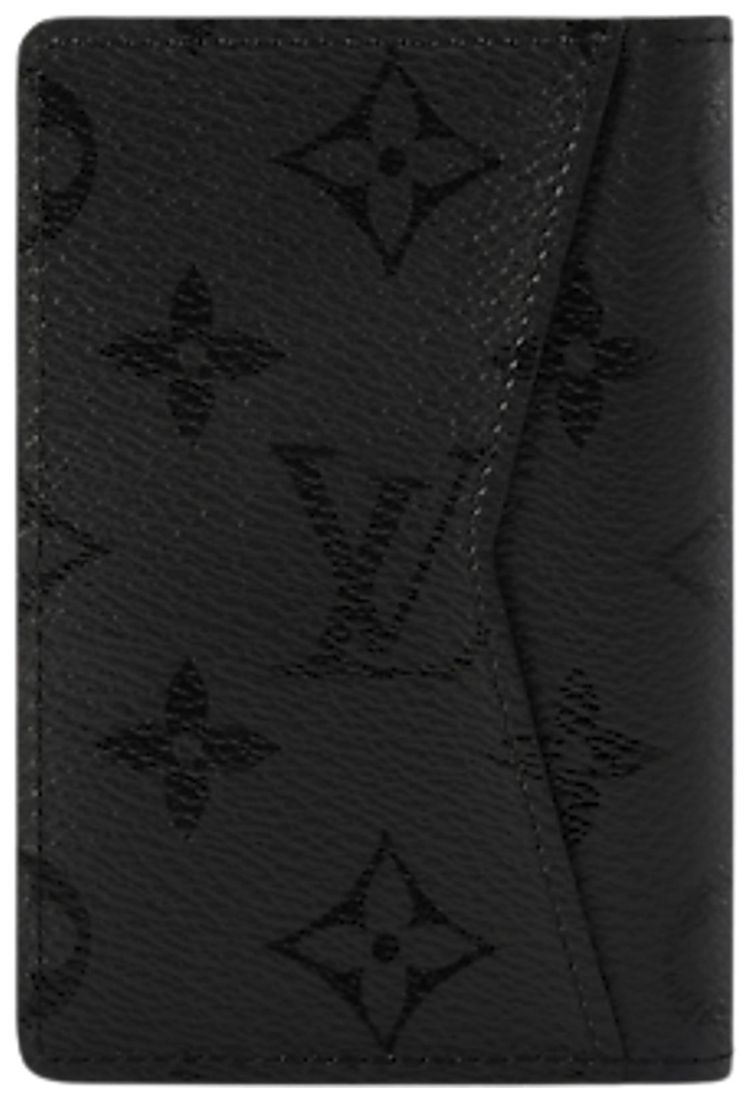 Louis Vuitton Pocket Organizer Black Monogram Midnight Canvas