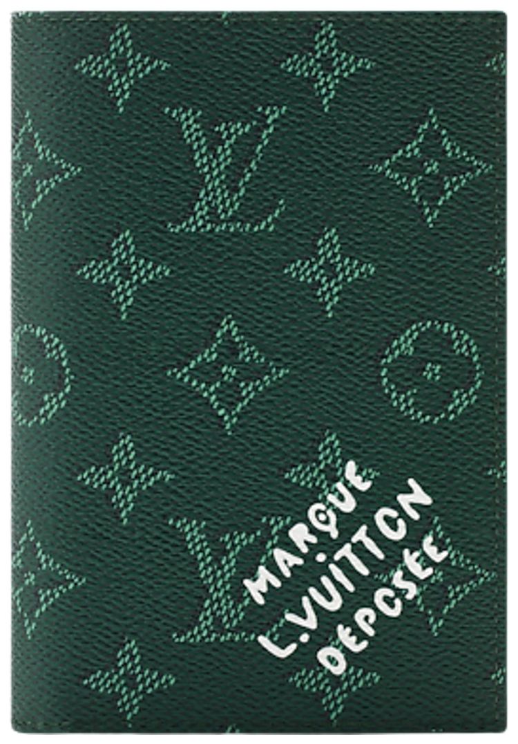 Louis Vuitton Passport Cover Epicea Monogram Heritage Canvas