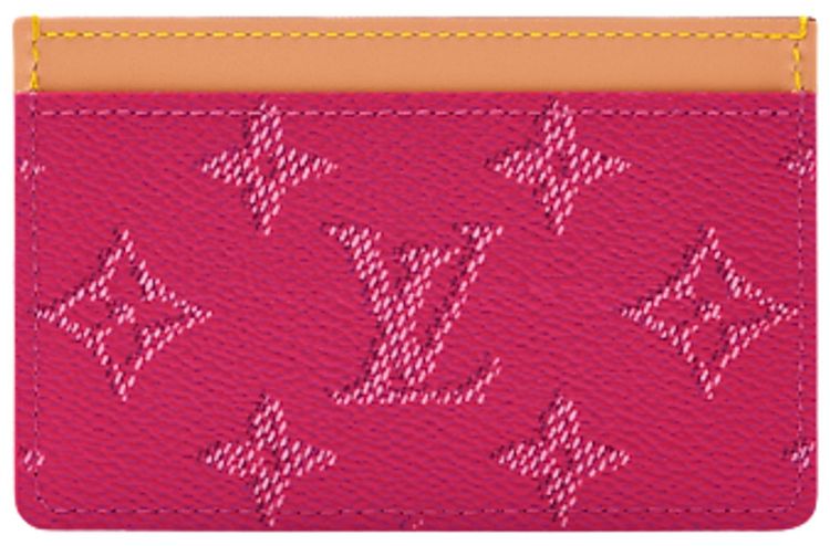 Louis Vuitton Card Holder Pondicherry Pink Monogram Canvas