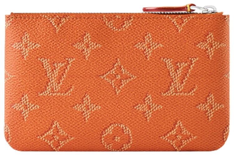 Louis Vuitton Key Pouch S Orange Monogram Canvas