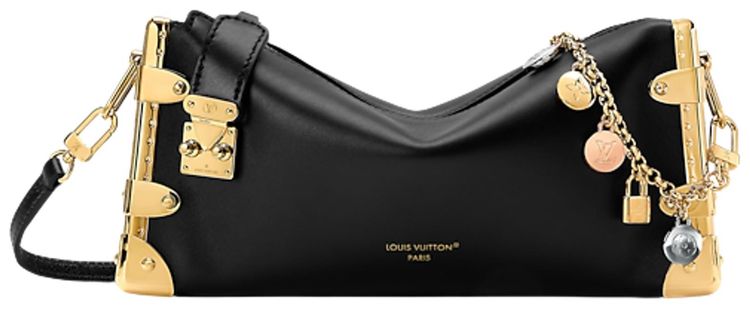 Louis Vuitton Slim Trunk Black Calf Leather