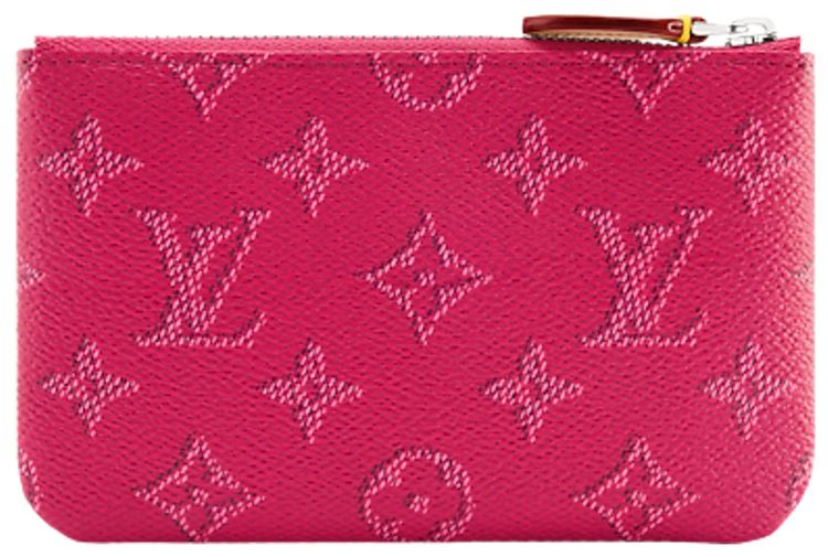 Louis Vuitton Key Pouch S Pondicherry Pink Monogram Canvas