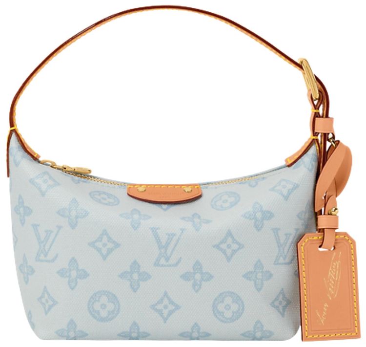 Louis Vuitton Pochette Hills Monogram Origine Bleu Courrier Canvas