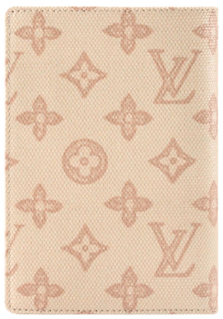 Louis Vuitton Passport Cover Monogram Origine Lin Canvas