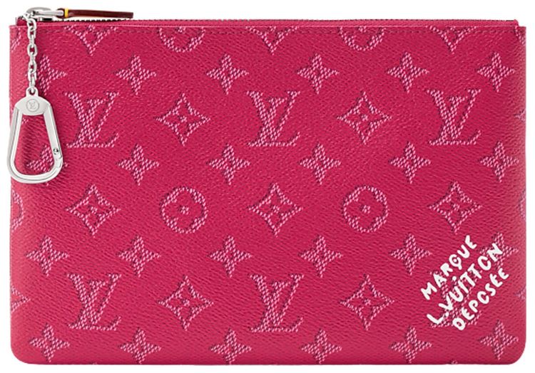Louis Vuitton Key Pouch M Pondicherry Pink Monogram Canvas