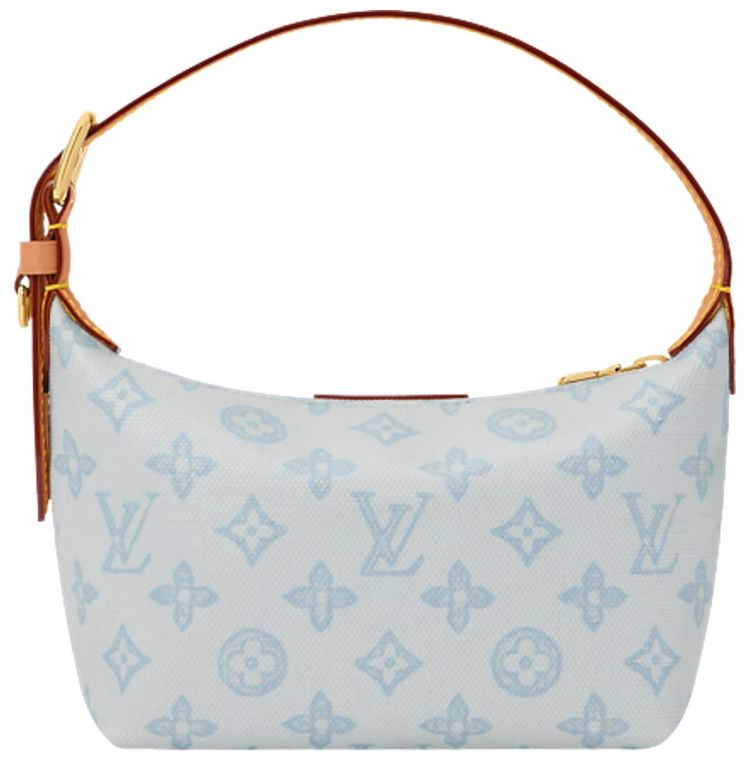 Louis Vuitton Pochette Hills Monogram Origine Bleu Courrier Canvas