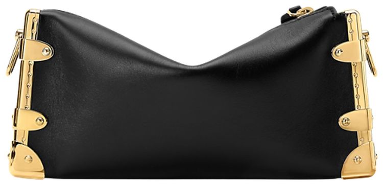 Louis Vuitton Slim Trunk Black Calf Leather