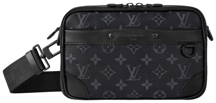 Louis Vuitton Alpha Messenger Black Monogram Eclipse Canvas