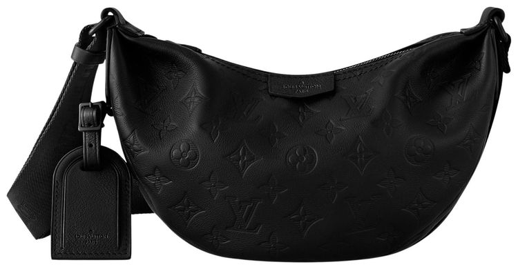 Louis Vuitton Hamac Bag PM Black Monogram Shadow Calfskin Leather