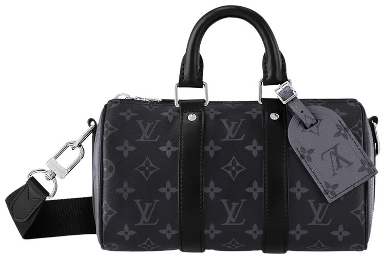 Louis Vuitton Keepall Bandouliere 25 Monogram Eclipse Reverse CanvasBlack Monogram Eclipse Canvas