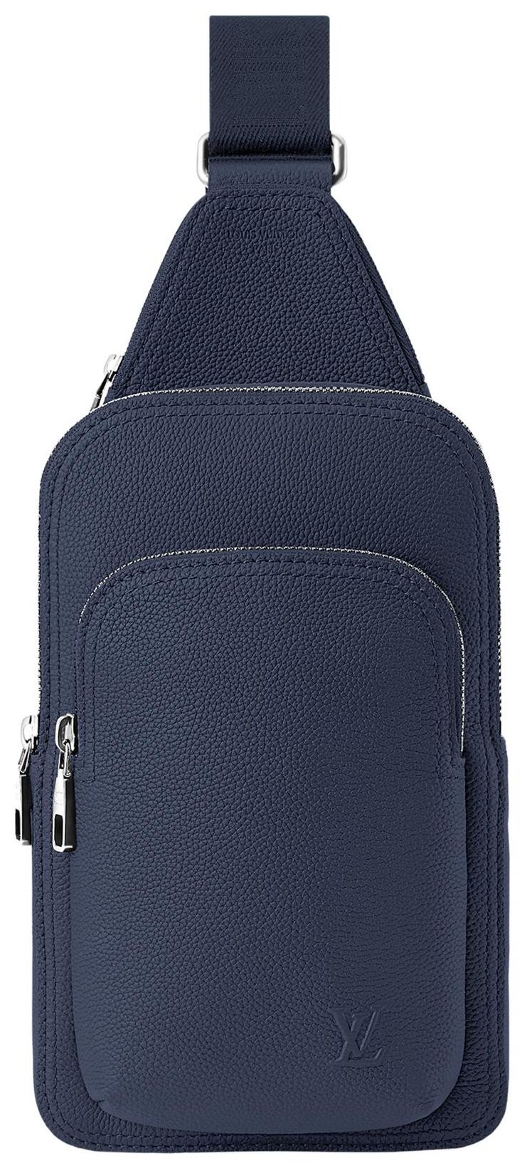 Louis Vuitton Avenue Slingbag PM Navy Blue Waxy Calfskin Leather