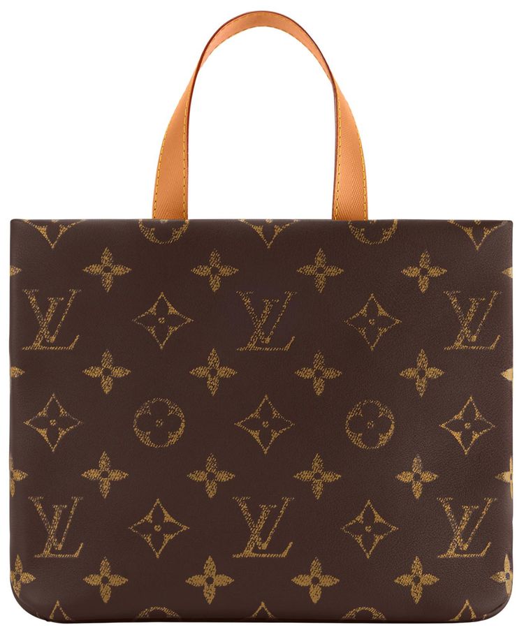 Louis Vuitton Mini Shopper Tote Brown Monogram Cowhide Leather