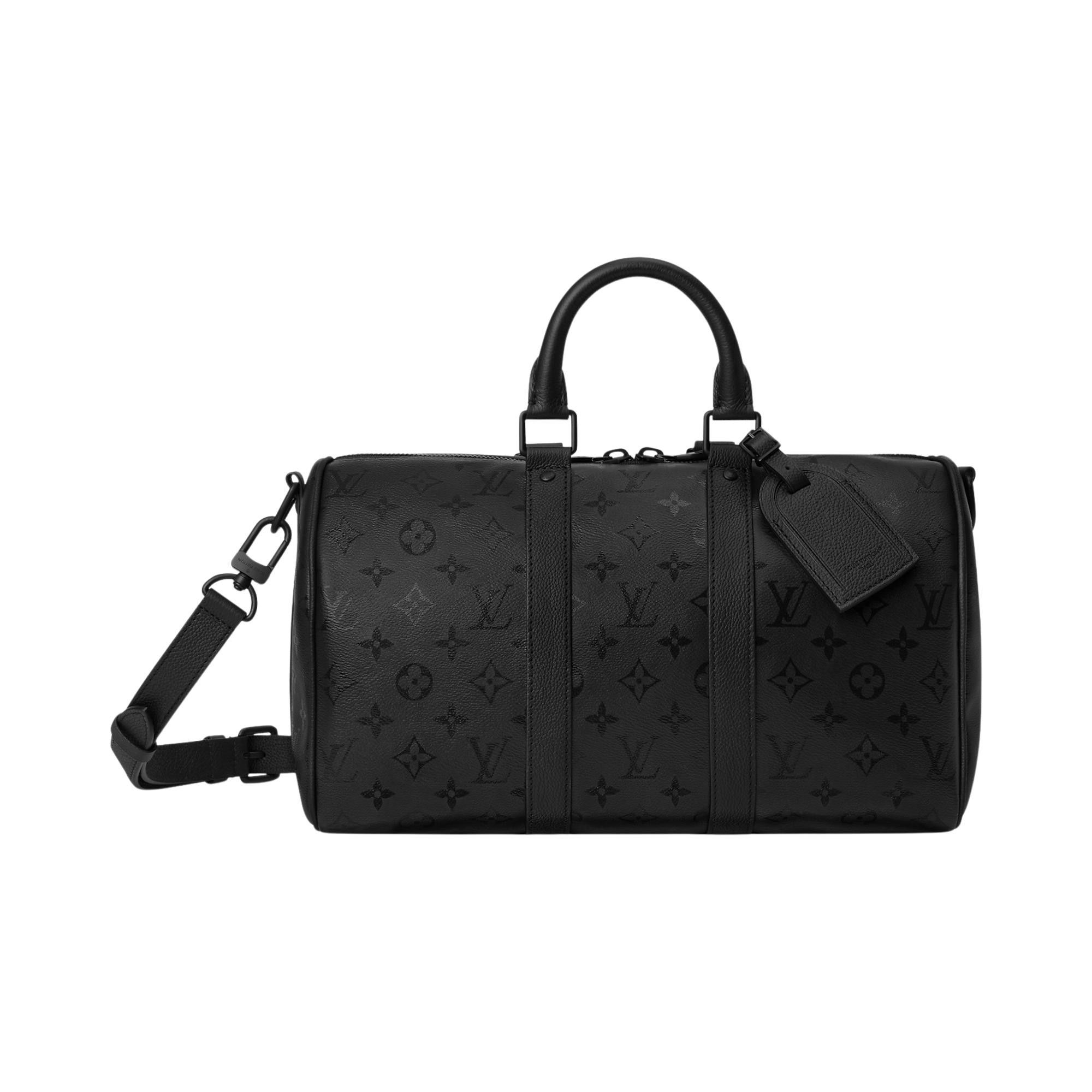LOUIS VUITTON ブラックミュール 35 Buy Louis Vuitton Keepall Bandoulière 35 'Black Monogram Midnight
