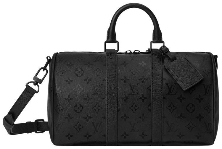 Louis Vuitton Keepall Bandouliere 35 Black Monogram Midnight Canvas