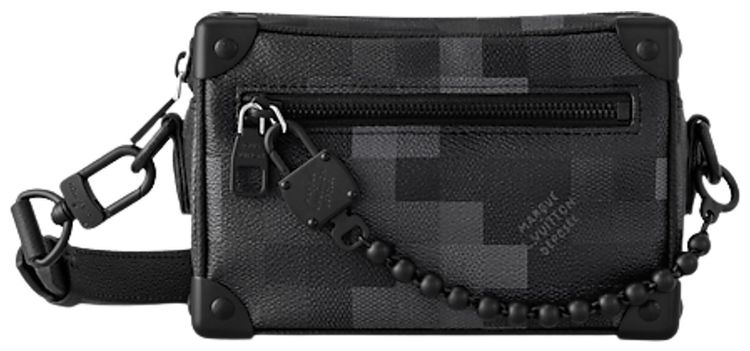 Louis Vuitton Mini Soft Trunk Black Damoflage Black Canvas