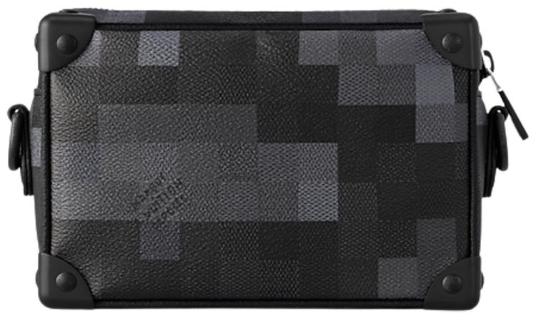 Louis Vuitton Mini Soft Trunk Black Damoflage Black Canvas