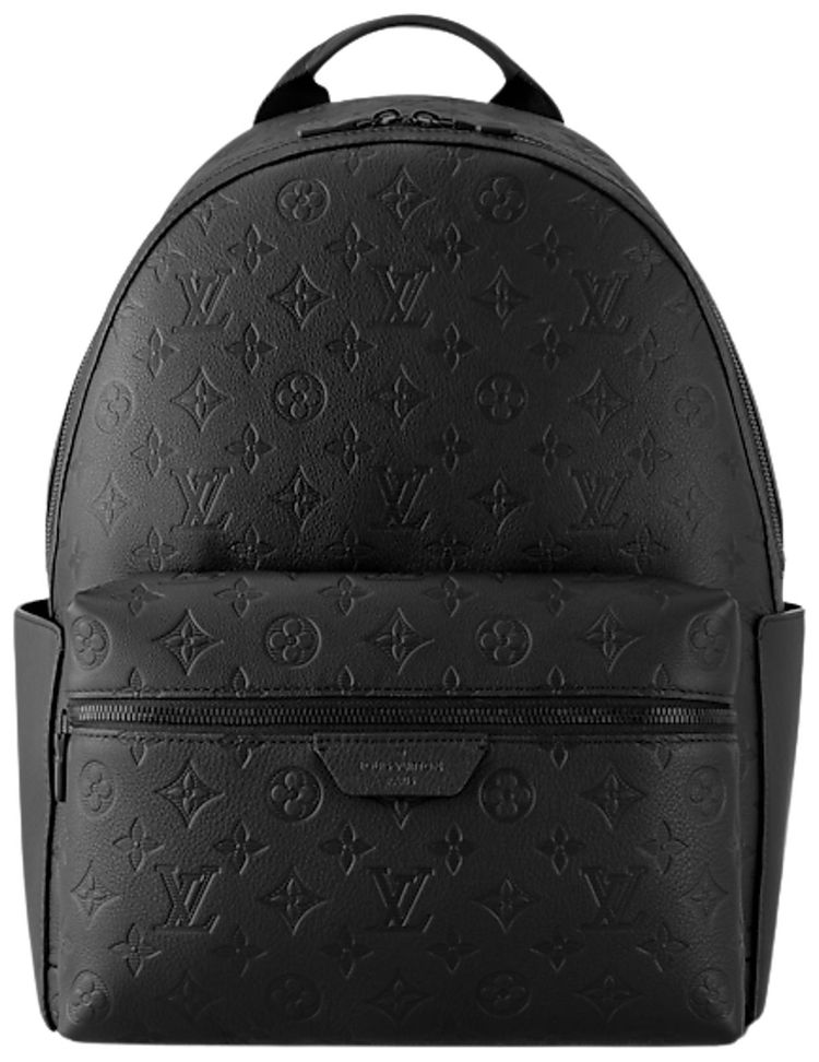 Louis Vuitton Discovery Backpack Black Monogram Calf Leather