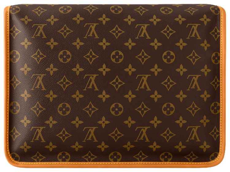 Louis Vuitton Satchel Messenger Brown Monogram Canvas