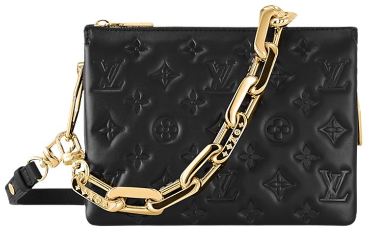 Louis Vuitton Coussin BB Black Puffy Monogram Lambskin Leather
