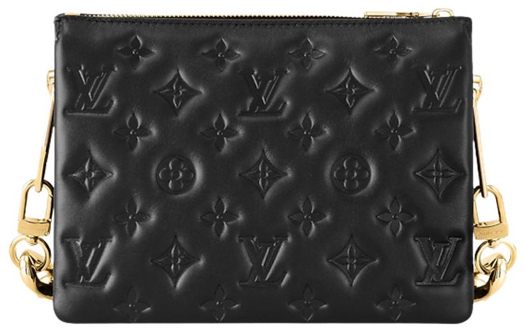 Louis Vuitton Coussin BB Black Puffy Monogram Lambskin Leather