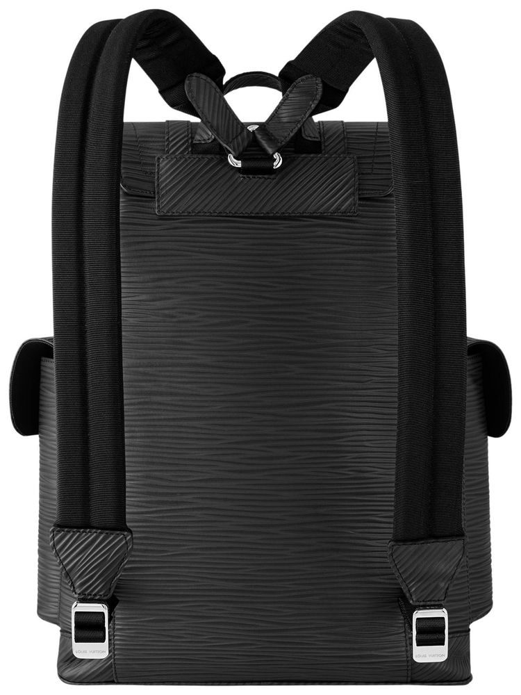 Louis Vuitton Christopher MM Black Epi Leather