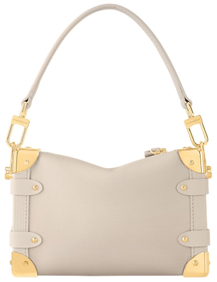 Louis Vuitton Side Trunk PM Chalk Calf Leather