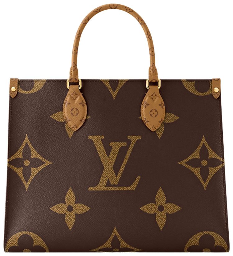 Louis Vuitton Onthego MM Brown Giant MonogramBrown Monogram Reverse Canvas