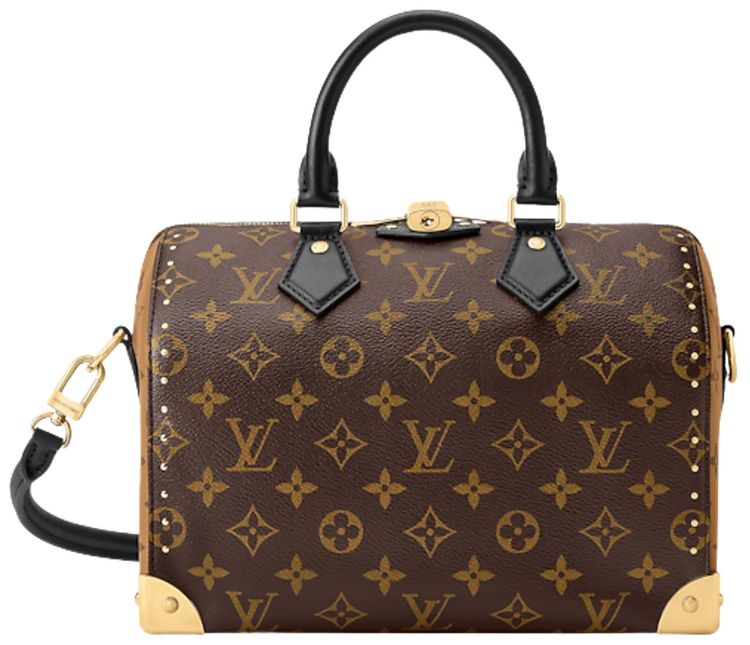 Louis Vuitton Speedy Trunk 25 Brown Monogram CanvasBrown Monogram Reverse Canvas