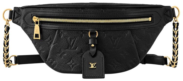 Louis Vuitton High Rise PM Black Monogram Embossed Empreinte Cowhide Leather