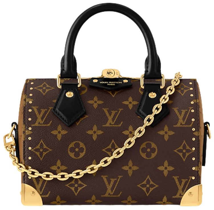Louis Vuitton Speedy Trunk 20 Brown Monogram Canvas