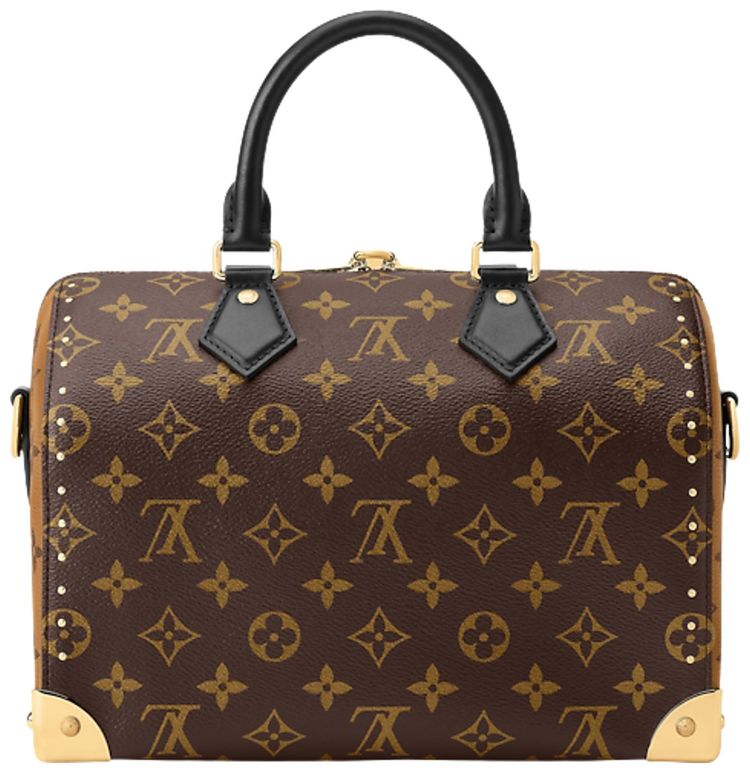 Louis Vuitton Speedy Trunk 25 Brown Monogram CanvasBrown Monogram Reverse Canvas