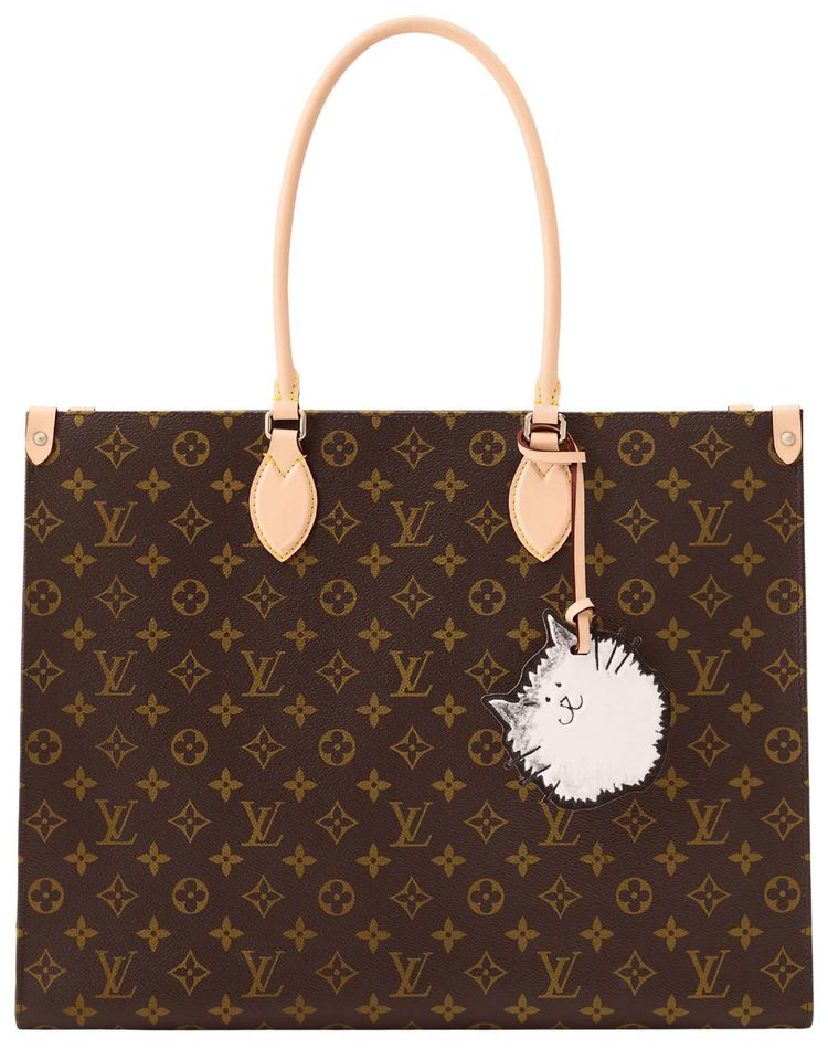 Louis Vuitton Onthego Cat Brown Monogram Canvas