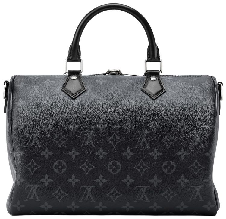 Louis Vuitton Speedy Soft 30 Black Monogram Eclipse Canvas