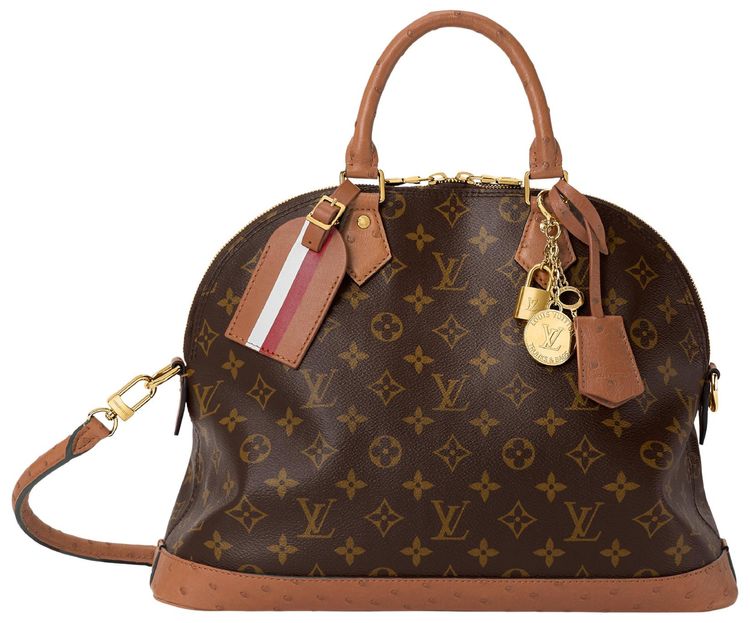 Louis Vuitton Alma MM Soft Celebration Brown Monogram Canvas