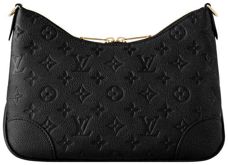 Louis Vuitton Boulogne PM Black Monogram Embossed Empreinte Cowhide Leather