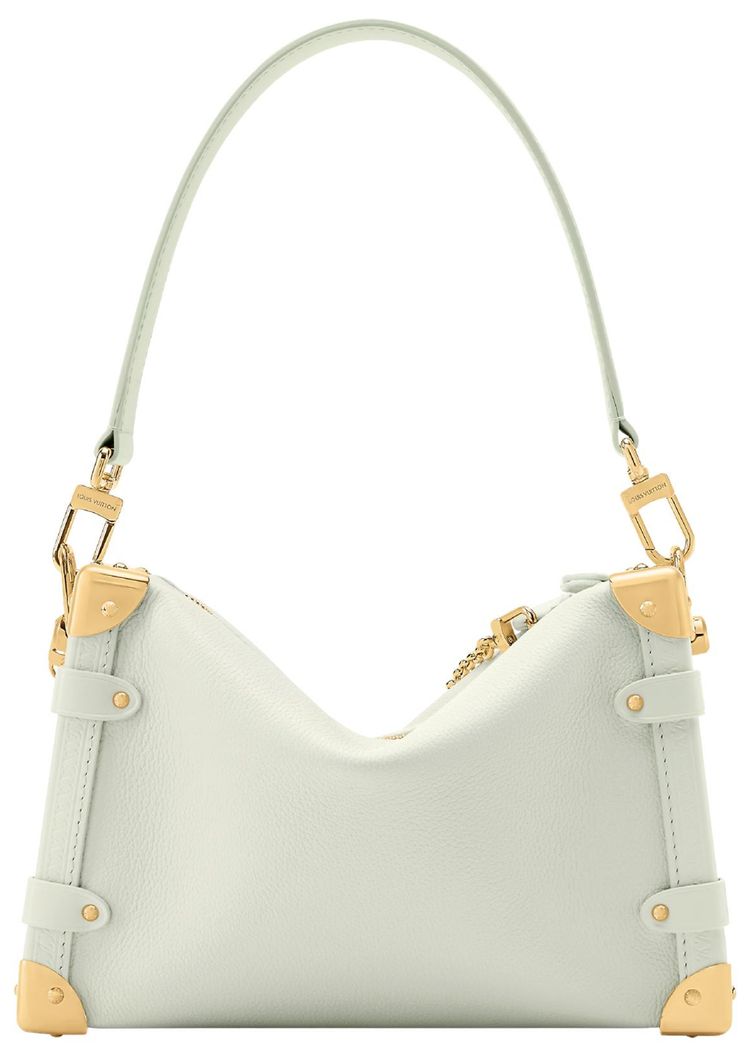 Louis Vuitton Side Trunk MM Jade Green Calf Leather