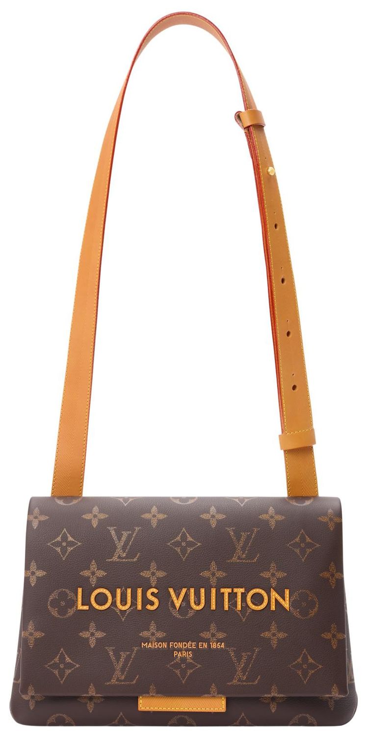 Louis Vuitton Take Out Messenger Brown Monogram Cowhide Leather